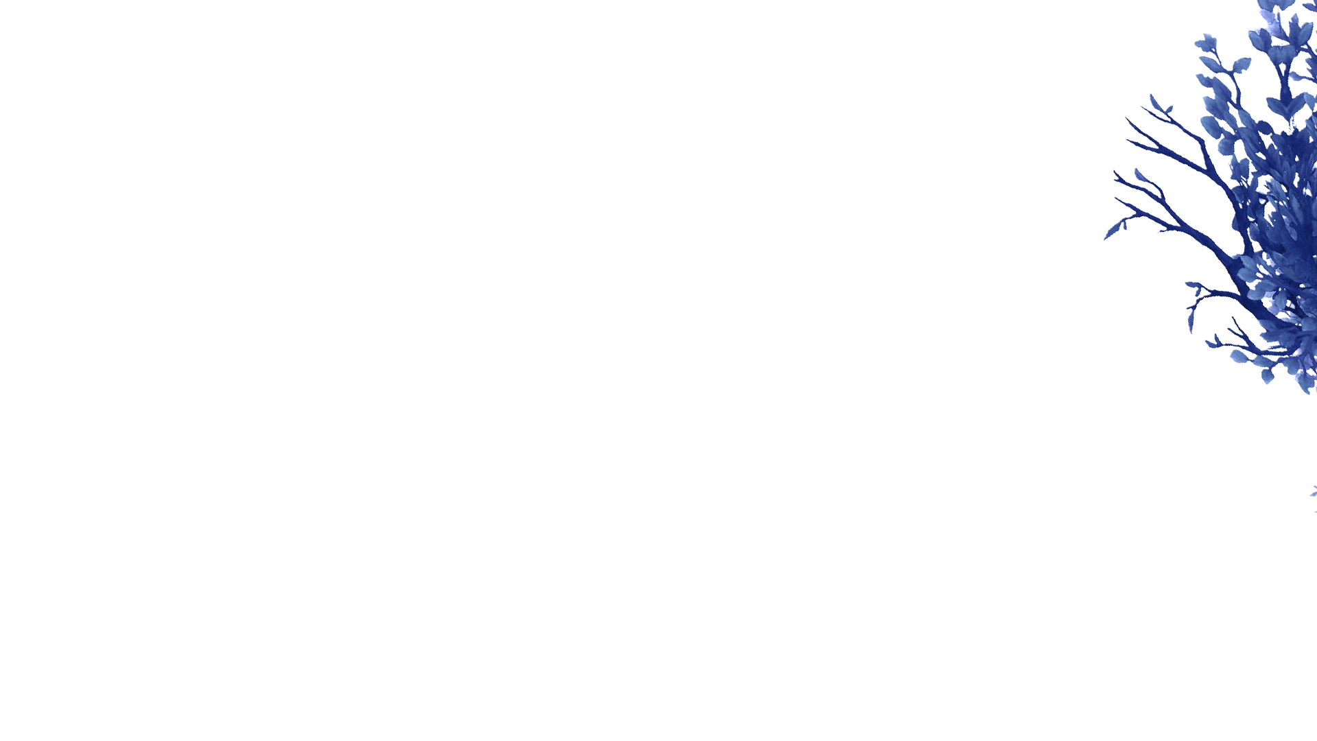 Right foliage decoration